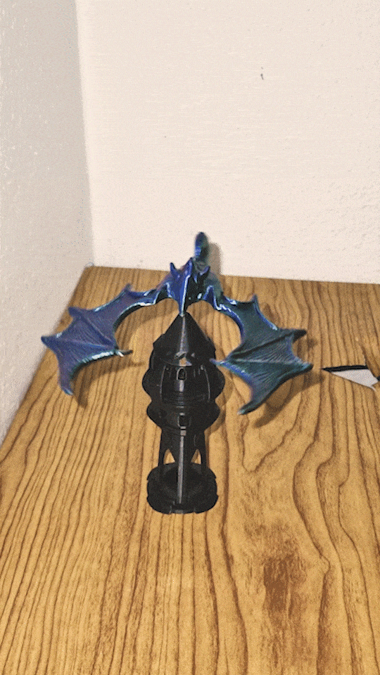Balancing Dragon toy + Tower